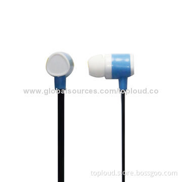 PVC Earphones, China Wholesale, Fashionable and Comfortable Design, Best Companion for iPod/MID/MP3